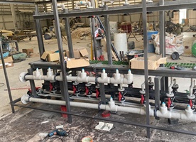 Dosing system / chemical feed system using SAFI valves