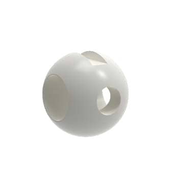 Type C ball for SAFI valve