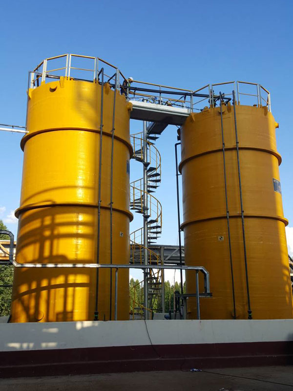 Acid dilution and storage system at SCG Phoenix, Thailand